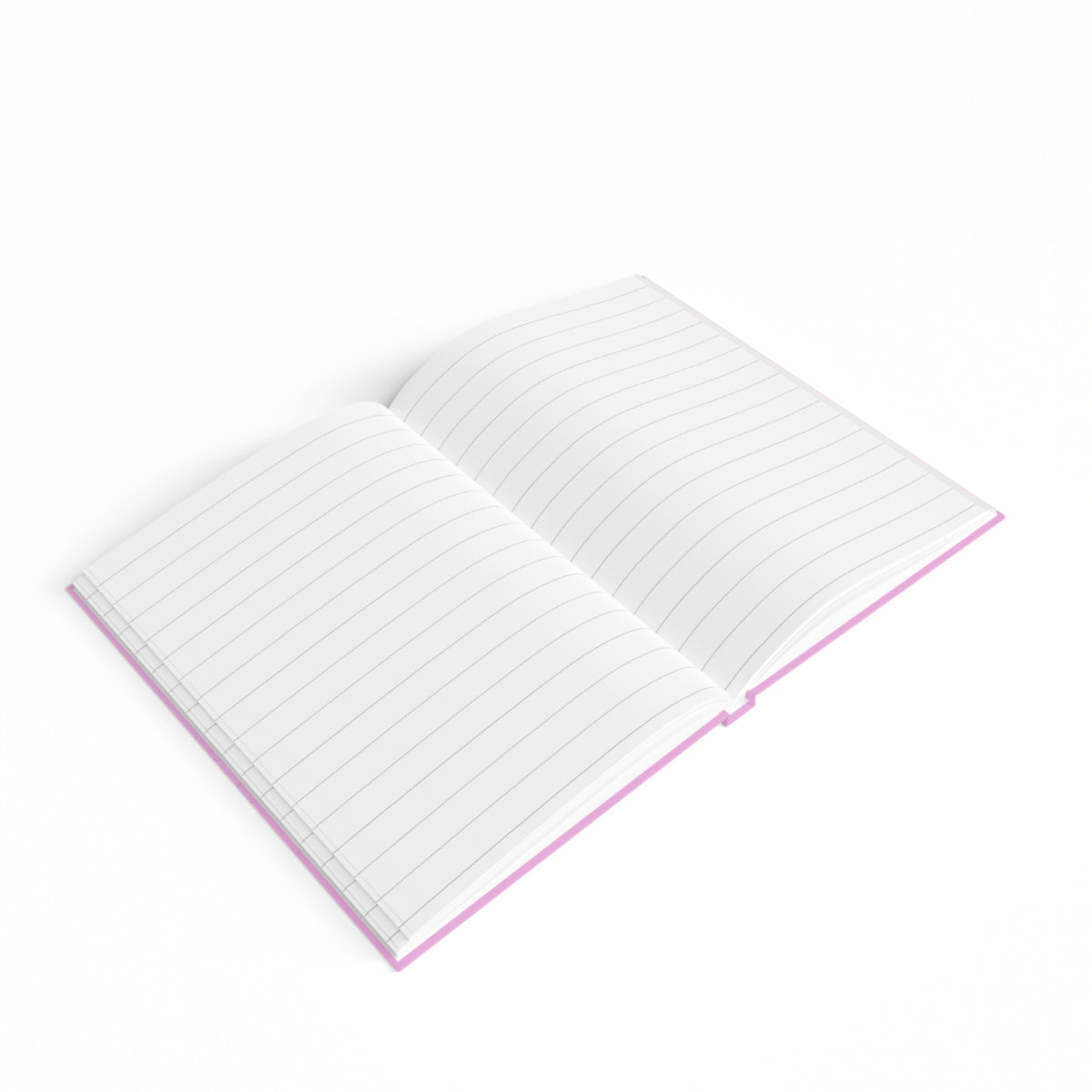 Doll Mania Pink Marble Ruled Journal