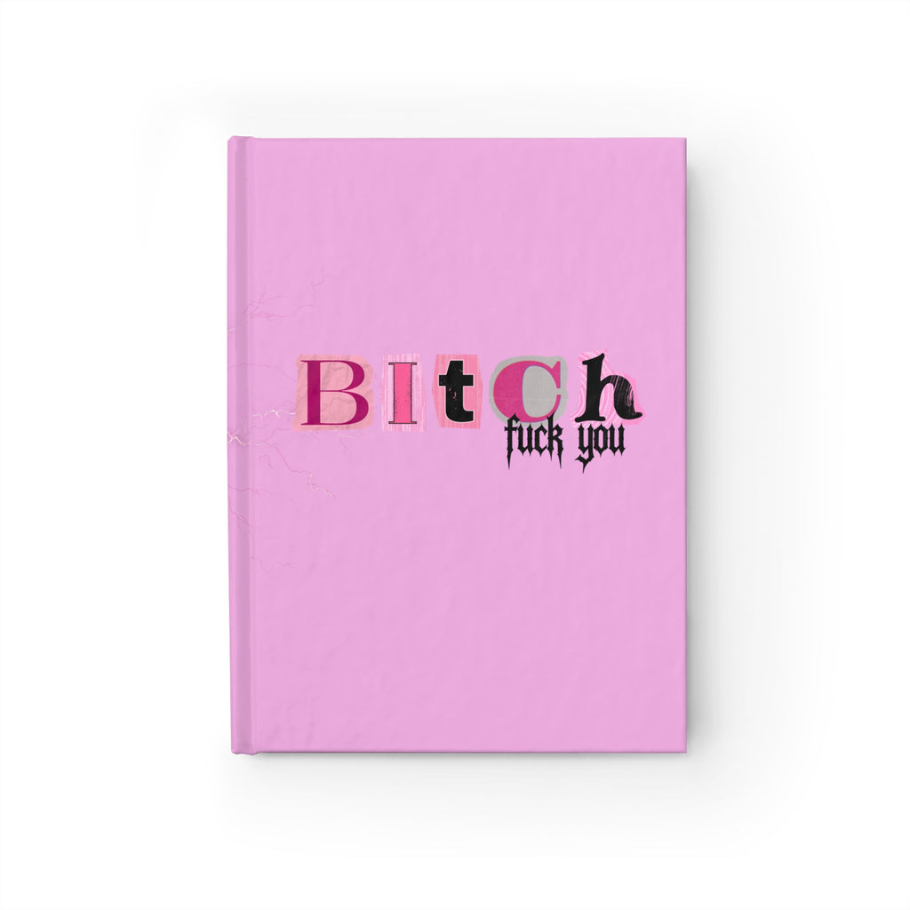 Doll Mania Pink Marble Ruled Journal