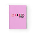 Doll Mania Pink Marble Ruled Journal