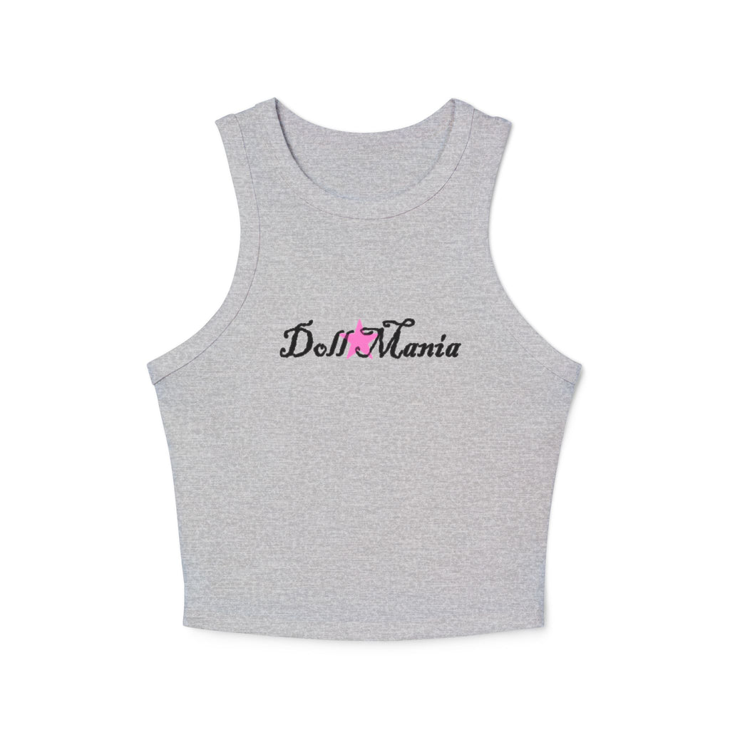 Doll Mania Women's Racer Cropped Tank Top